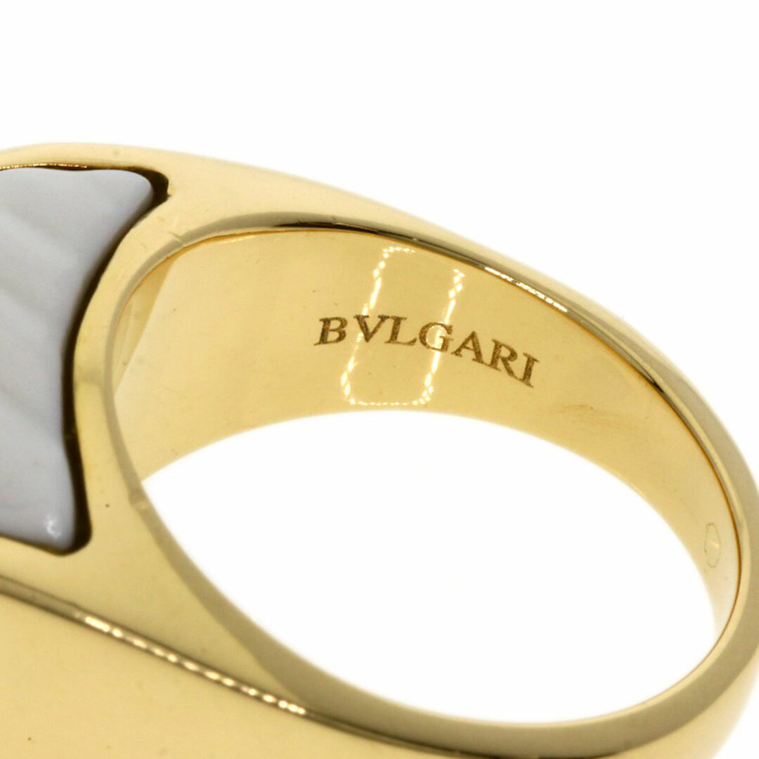 BVLGARI(ブルガリ)のBVLGARI トロンケット ホワイト セラミック リング・指輪 K18YG レディース レディースのアクセサリー(リング(指輪))の商品写真