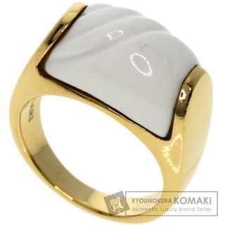 ブルガリ(BVLGARI)のBVLGARI トロンケット ホワイト セラミック リング・指輪 K18YG レディース(リング(指輪))