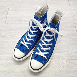 コンバース(CONVERSE)のCONVERSE ALLSTAR HI MADE IN JAPAN サイズ5 1/2 オールスター ハイカット スニーカー ブルー レディース コンバース【中古】4-0403G◎(スニーカー)