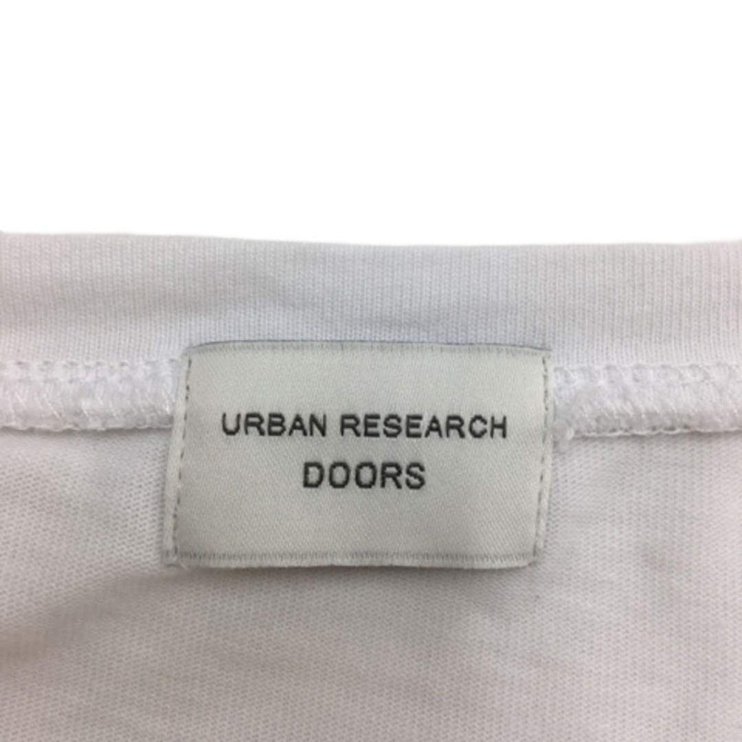 URBAN RESEARCH DOORS(アーバンリサーチドアーズ)のアーバンリサーチ ドアーズ  Tシャツ カットソー プリント 半袖 One 白 レディースのトップス(Tシャツ(半袖/袖なし))の商品写真