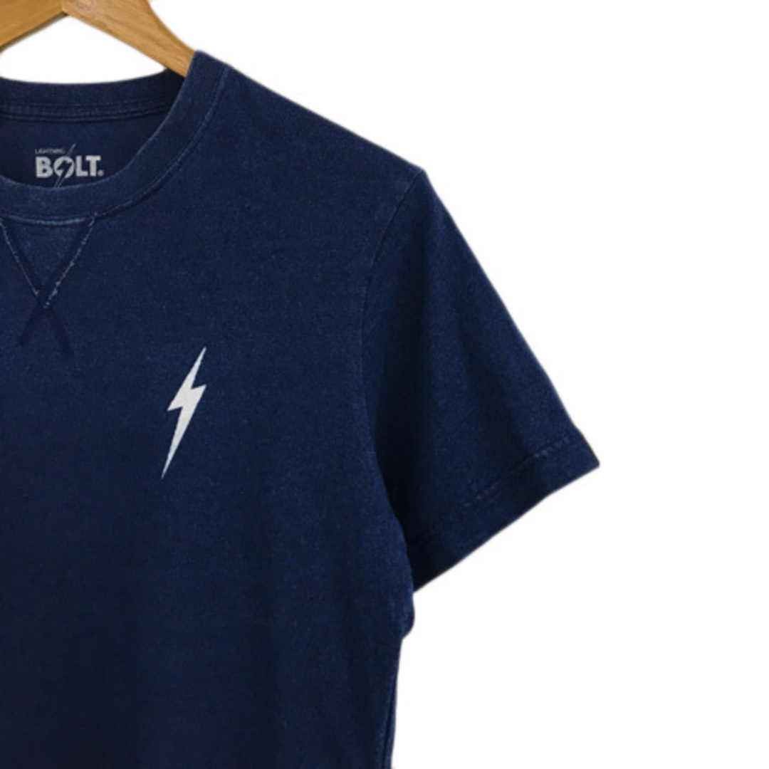 Lightning Bolt(ライトニングボルト)のライトニング ボルト Tシャツ カットソー プルオーバー 半袖 M 紺 MK メンズのトップス(Tシャツ/カットソー(半袖/袖なし))の商品写真
