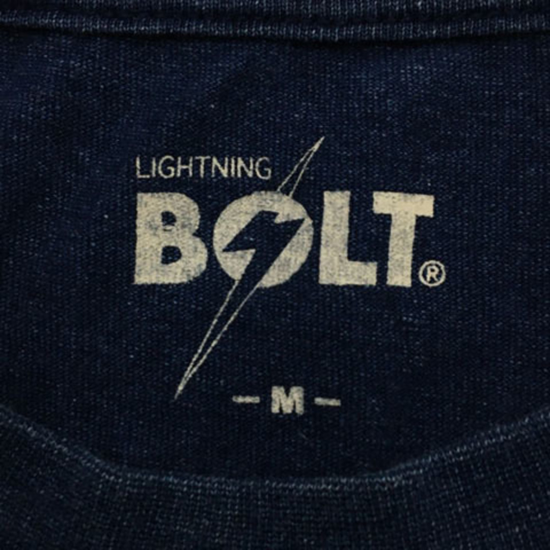 Lightning Bolt(ライトニングボルト)のライトニング ボルト Tシャツ カットソー プルオーバー 半袖 M 紺 MK メンズのトップス(Tシャツ/カットソー(半袖/袖なし))の商品写真