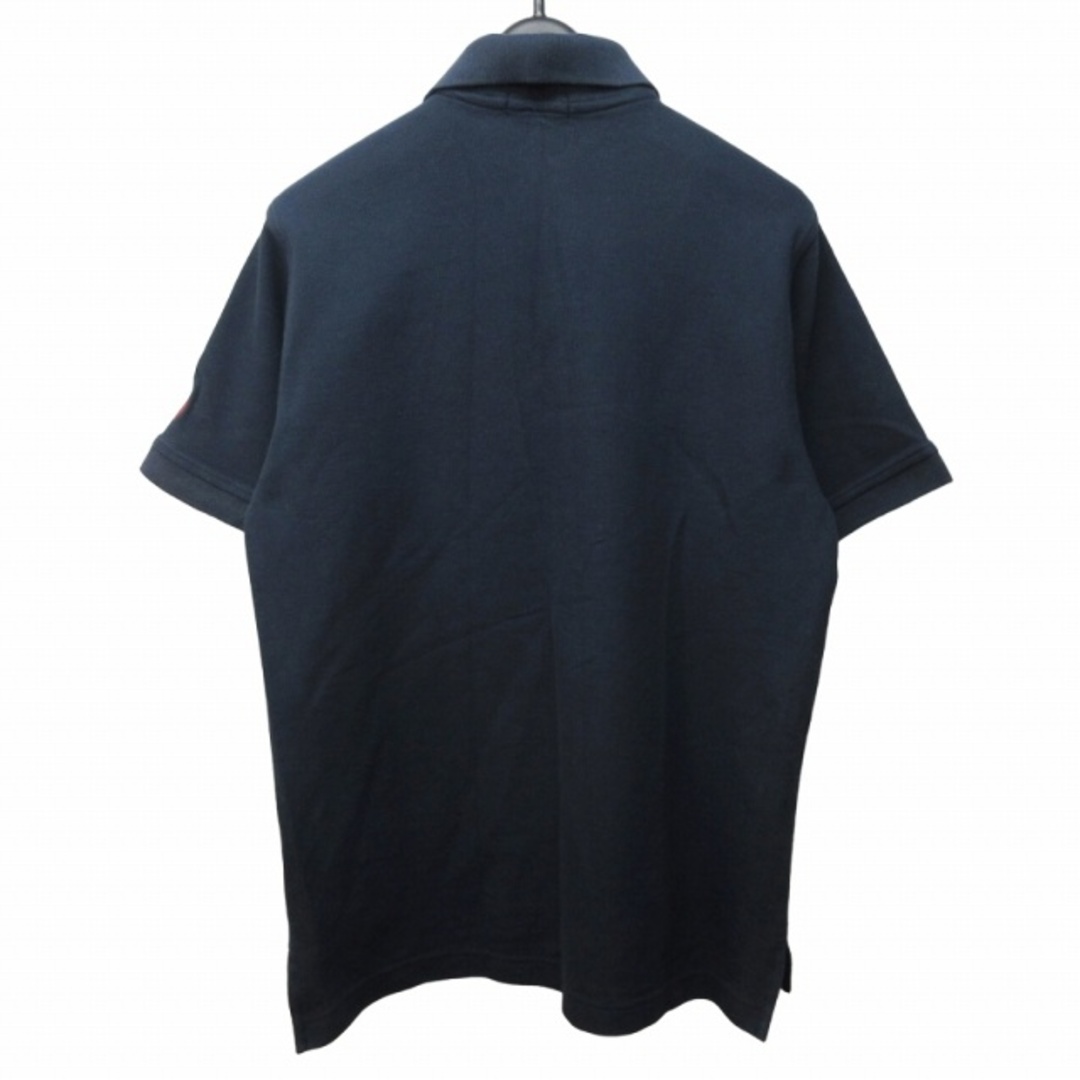 UNIQLO(ユニクロ)のユニクロ オールド 鹿の子ポロシャツ カットソー 刺繍 紺タグ コットン S メンズのトップス(ポロシャツ)の商品写真