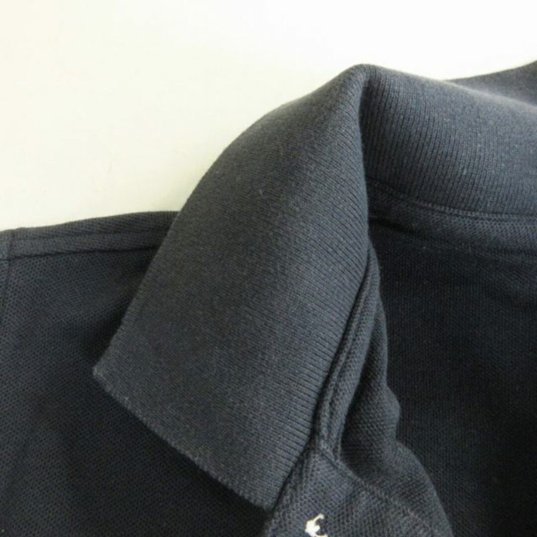 UNIQLO(ユニクロ)のユニクロ オールド 鹿の子ポロシャツ カットソー 刺繍 紺タグ コットン S メンズのトップス(ポロシャツ)の商品写真