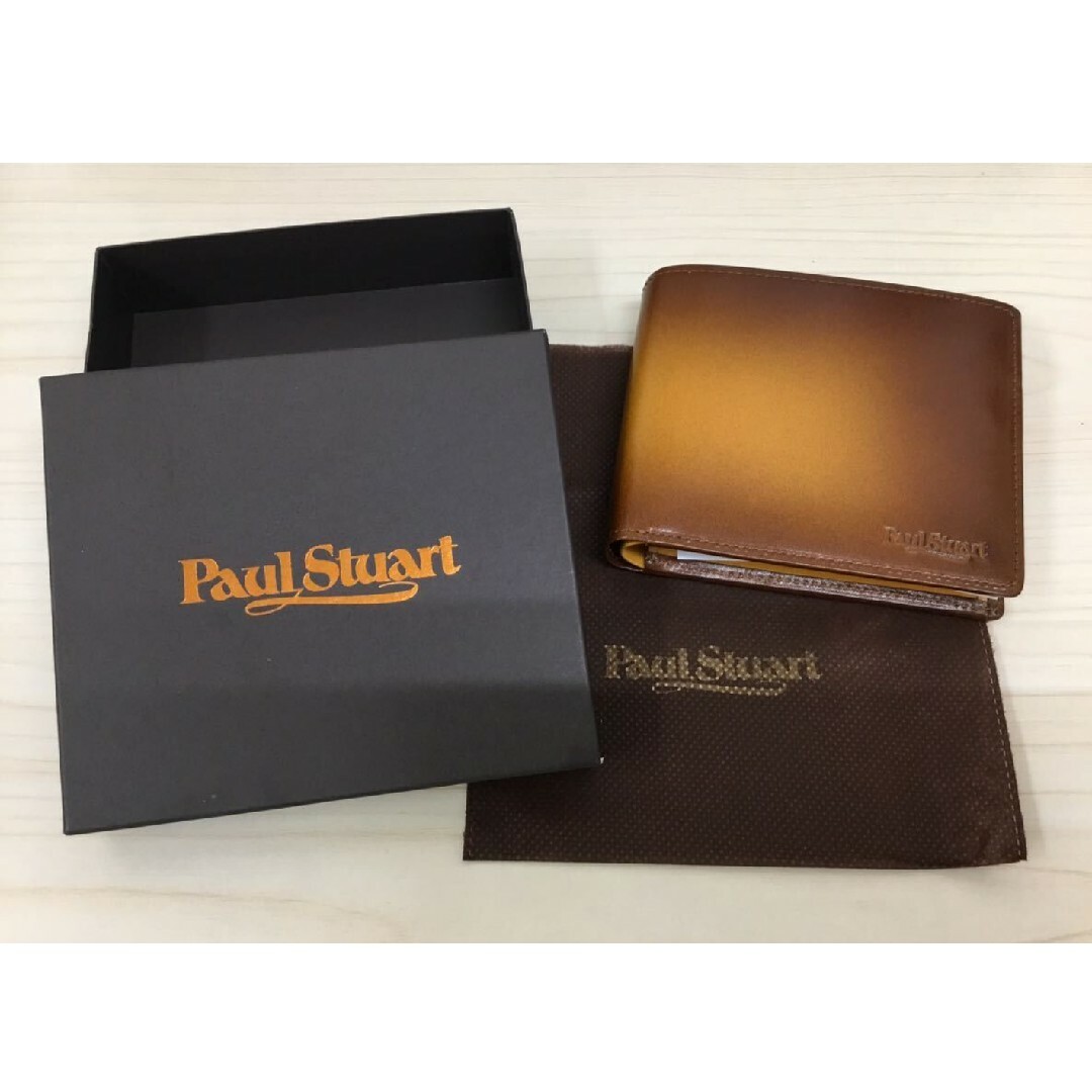 Paul Stuart(ポールスチュアート)の新品 PAUL STUART ポールスチュアート 牛革財布 メンズのファッション小物(折り財布)の商品写真