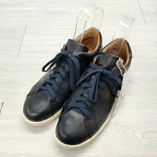 VISVIM - VISVIM FOLEY FOLK フォリーフォルク レザー スニーカー サイズM9.5 V10007428-02 スニーカー ネイビー メンズ ビズビム/ヴィズヴィム【中古】4-0403G◎