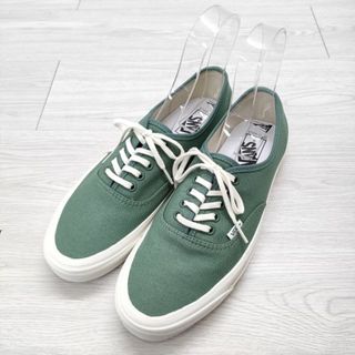 ヴァンズ(VANS)のVANS OG オーセンティック L PILGRIM SURF+SUPPLY サイズ28.5cm スニーカー グリーン メンズ バンズ【中古】4-0403G◎(スニーカー)