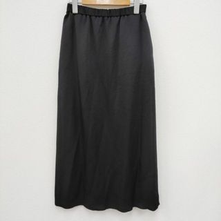 ビューティアンドユースユナイテッドアローズ(BEAUTY&YOUTH UNITED ARROWS)のROKU 6 BEAUTY&YOUTH 新品未使用品 SATIN SKIRT サテンスカート 定価14300円 サイズ36  ブラック レディース ロクビューティアンドユース【中古】4-0403M☆(その他)