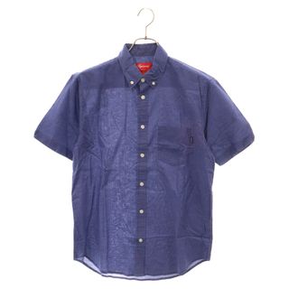 シュプリーム(Supreme)のSUPREME シュプリーム 13SS Micro Dot Shirt ネイビー ボタンダウン マイクロドット 半袖シャツ(シャツ)