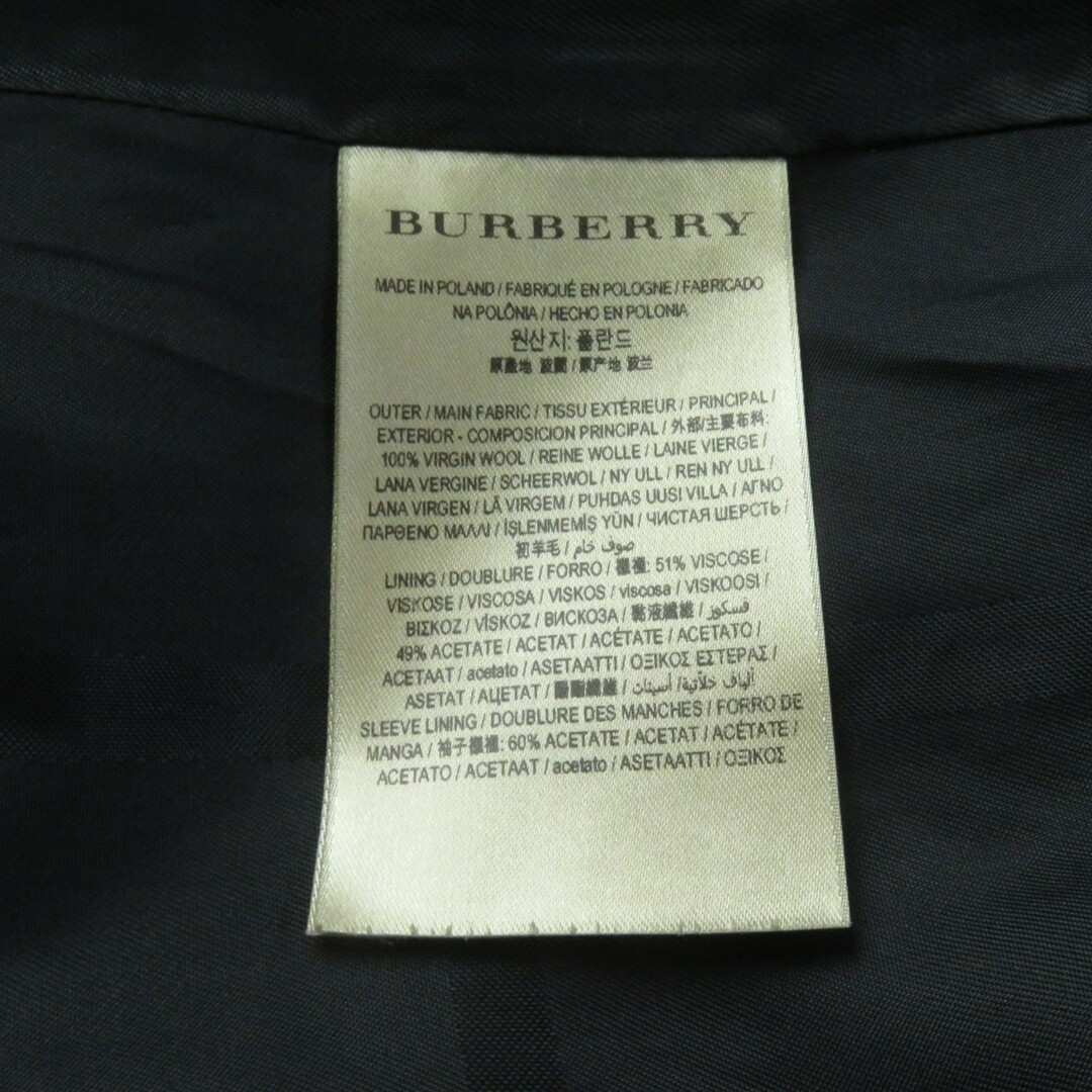 BURBERRY(バーバリー)の極美品★BURBERRY バーバリー ウール  ロゴボタン・ベルト付 ラップコート/ウールコート ライトグレー 36 国内正規品 レディース レディースのジャケット/アウター(その他)の商品写真