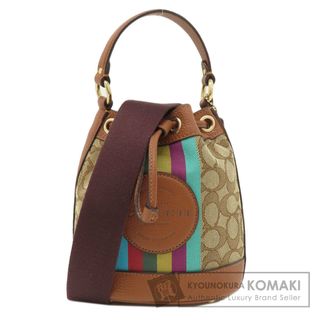 コーチ(COACH)のCOACH C5639 シグネチャー 2WAY ハンドバッグ キャンバス レザー レディース(ハンドバッグ)