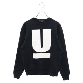 UNDERCOVER - UNDERCOVER アンダーカバー BASIC SWEAT U Uロゴ クルーネック スウェットトレーナー UCA1891-01 ブラック