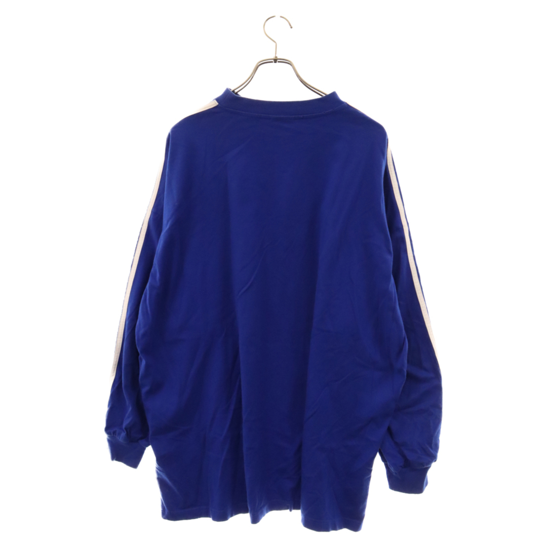Balenciaga(バレンシアガ)のBALENCIAGA バレンシアガ 20SS×adisas オーバーサイズロングスリーブカットソー 長袖Tシャツ 728789 ブルー メンズのトップス(Tシャツ/カットソー(七分/長袖))の商品写真