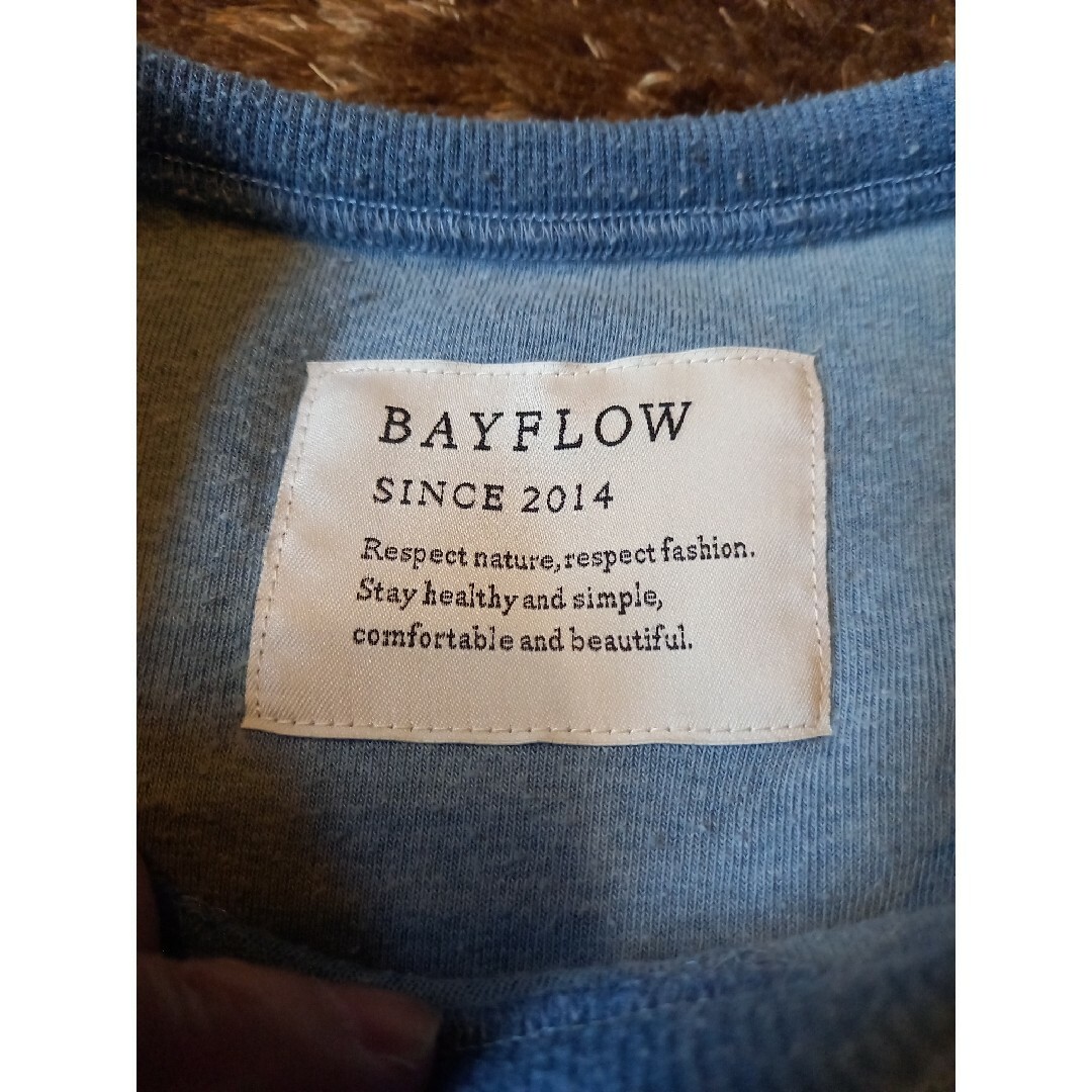 BAYFLOW(ベイフロー)のBAYFLOW パイル半袖Tシャツ検ロンハーマン メンズのトップス(Tシャツ/カットソー(半袖/袖なし))の商品写真