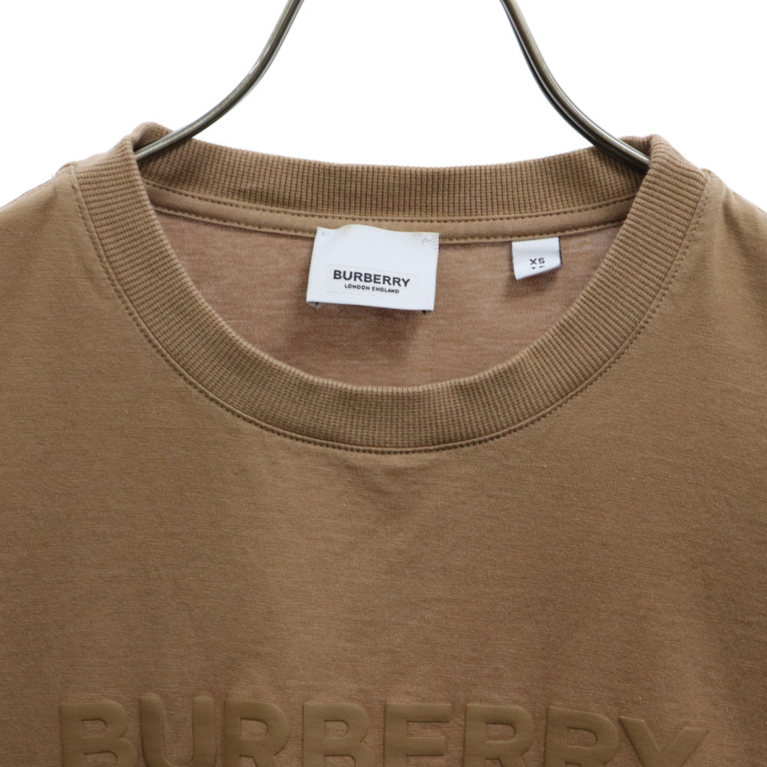 BURBERRY(バーバリー)のBURBERRY バーバリー ロゴプリントオーバーサイズ半袖Tシャツ 半袖カットソー 8055310 ブラウン メンズのトップス(Tシャツ/カットソー(半袖/袖なし))の商品写真