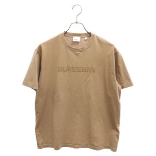 バーバリー(BURBERRY)のBURBERRY バーバリー ロゴプリントオーバーサイズ半袖Tシャツ 半袖カットソー 8055310 ブラウン(Tシャツ/カットソー(半袖/袖なし))