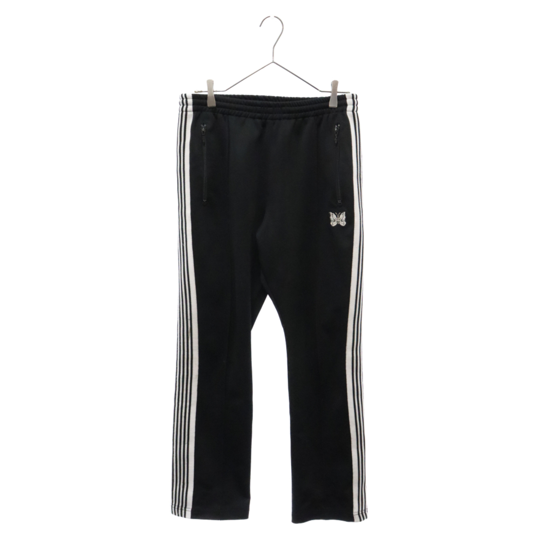 Needles(ニードルス)のNeedles ニードルス ×FREAK'S STORE NARROW TRACKPANTS FK382 フリークストア別注 サイドライントラックパンツ ロゴ刺繍ジャージ ブラック/ホワイト メンズのパンツ(その他)の商品写真