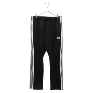 ニードルス(Needles)のNeedles ニードルス ×FREAK'S STORE NARROW TRACKPANTS FK382 フリークストア別注 サイドライントラックパンツ ロゴ刺繍ジャージ ブラック/ホワイト(その他)