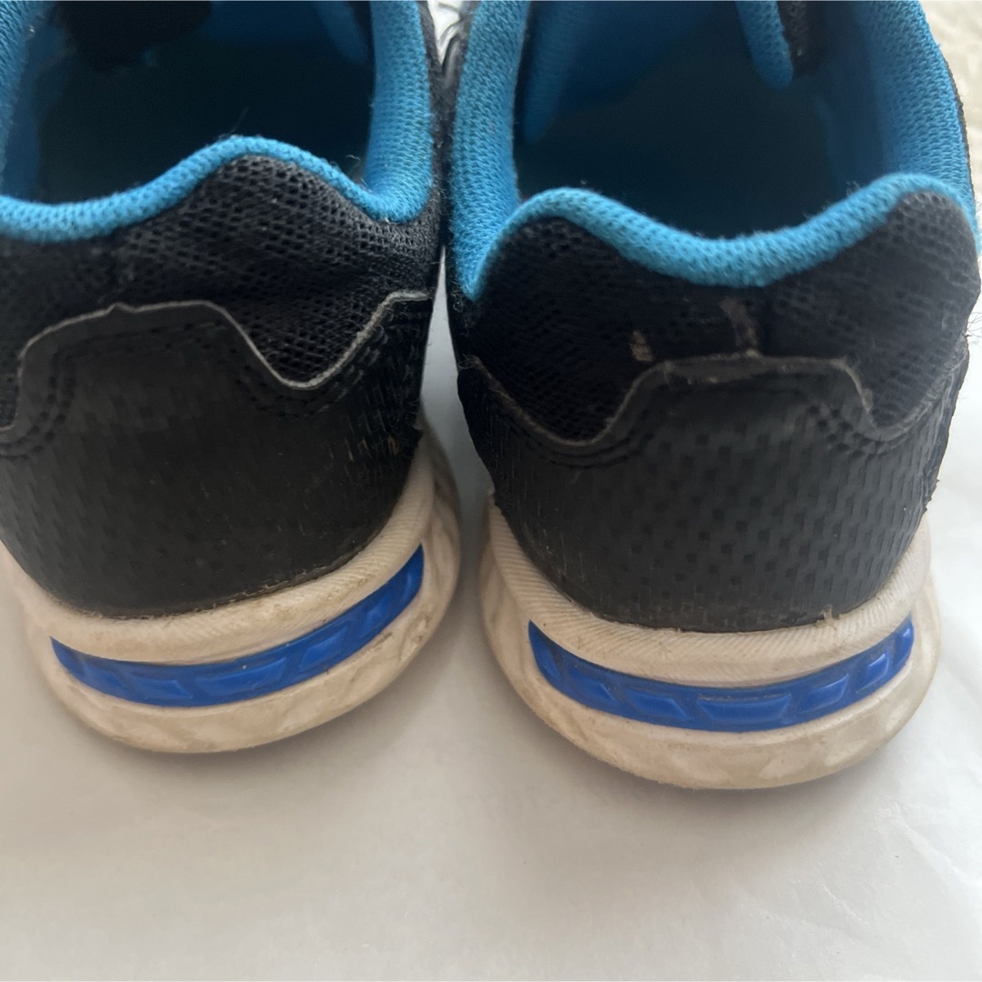 SYUNSOKU（ACHILESS）(シュンソク)の瞬足　SYUNSOKU 18cm SJJ973 ブルー×ブラック キッズ/ベビー/マタニティのキッズ靴/シューズ(15cm~)(スニーカー)の商品写真