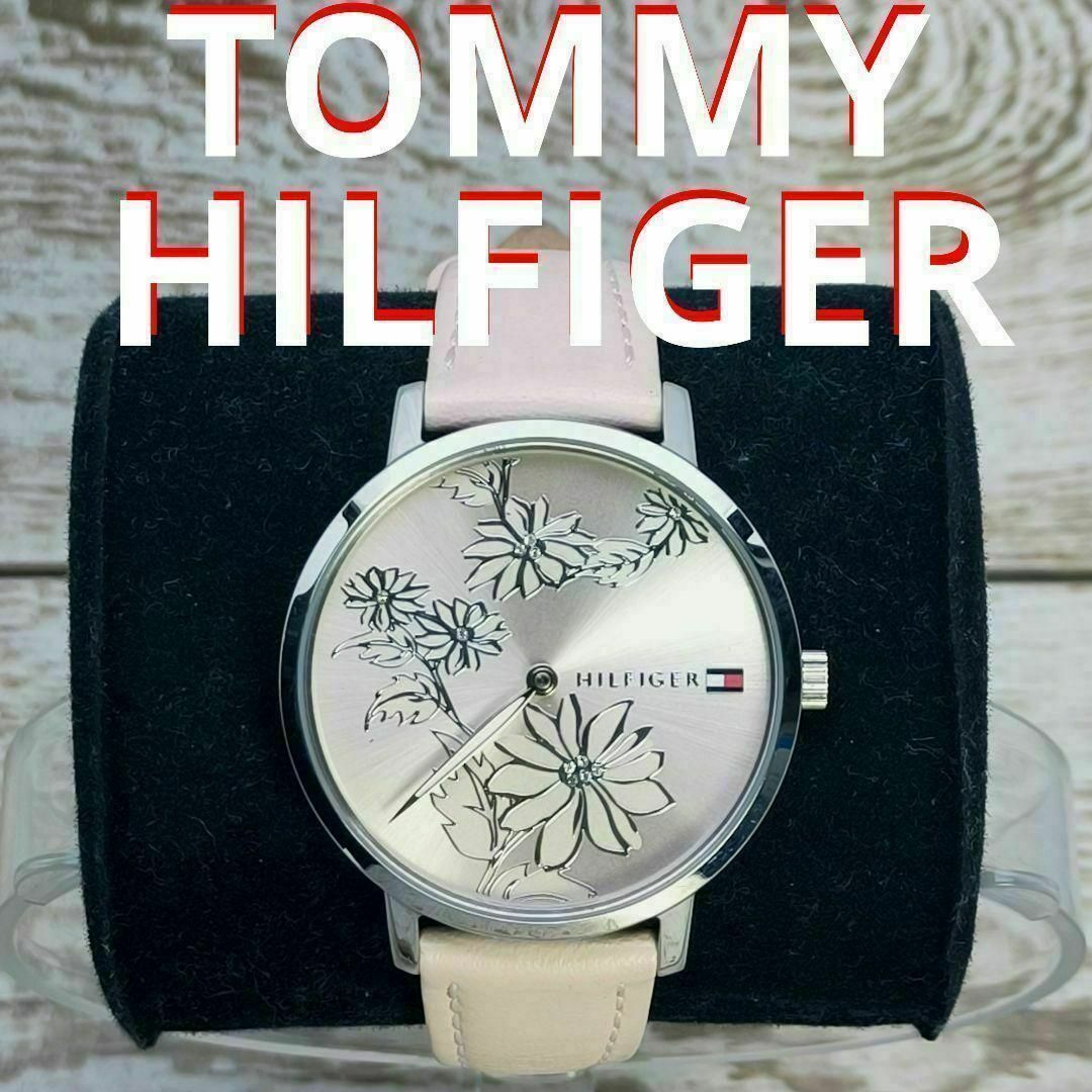 TOMMY HILFIGER(トミーヒルフィガー)のトミーヒルフィガー　腕時計　レディース　ピンク花　ココア様専用 レディースのファッション小物(腕時計)の商品写真