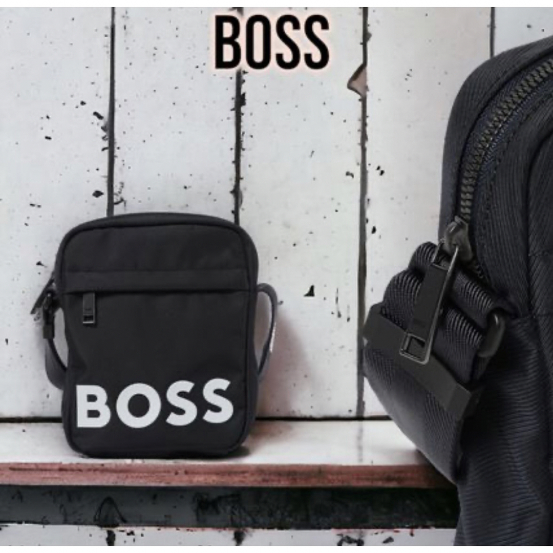 HUGO BOSS(ヒューゴボス)の【新品】ヒューゴボス　ボディバッグ　ネイビー　海外限定モデル　大谷翔平 メンズのバッグ(ボディーバッグ)の商品写真