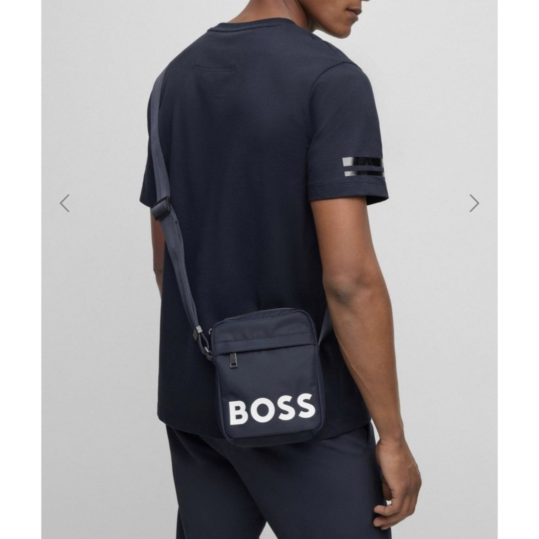 HUGO BOSS(ヒューゴボス)の【新品】ヒューゴボス　ボディバッグ　ネイビー　海外限定モデル　大谷翔平 メンズのバッグ(ボディーバッグ)の商品写真