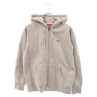 シュプリーム(Supreme)のSUPREME シュプリーム SMALL BOX ZIP UP SWEATSHIRT スモールボックスロゴ ジップアップ スウェット パーカー グレー(パーカー)