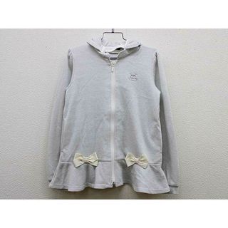 ベベ(BeBe)の【春物 新入荷!】▼ベベ/BeBe▼140cm 長袖パーカー グレー 【中古】 子供服 キッズ ジュニア 女の子 春秋 tops 623042(その他)