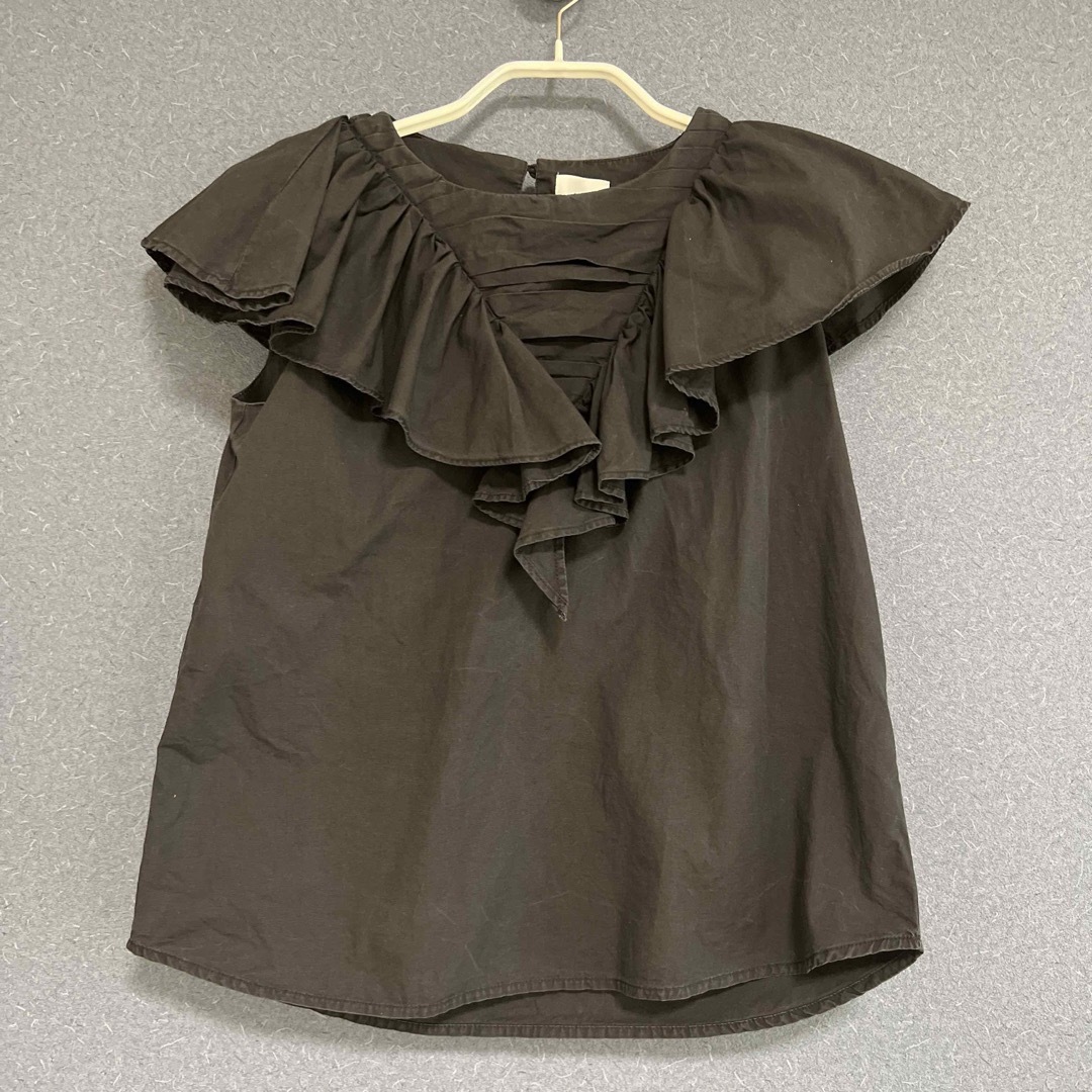 SICSIC  PADDED FRILL SHOULDER BLOUSE レディースのトップス(カットソー(半袖/袖なし))の商品写真