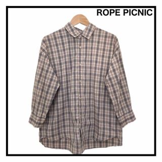 Rope' Picnic - ロペピクニック　チェック柄　シャツ　トップス　メンズ　38