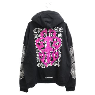 クロムハーツ(Chrome Hearts)のCHROME HEARTS クロムハーツ DAGGER EYECHART ZIP HOODIE ダガー アイチャート ジップ パーカー ブラック(パーカー)