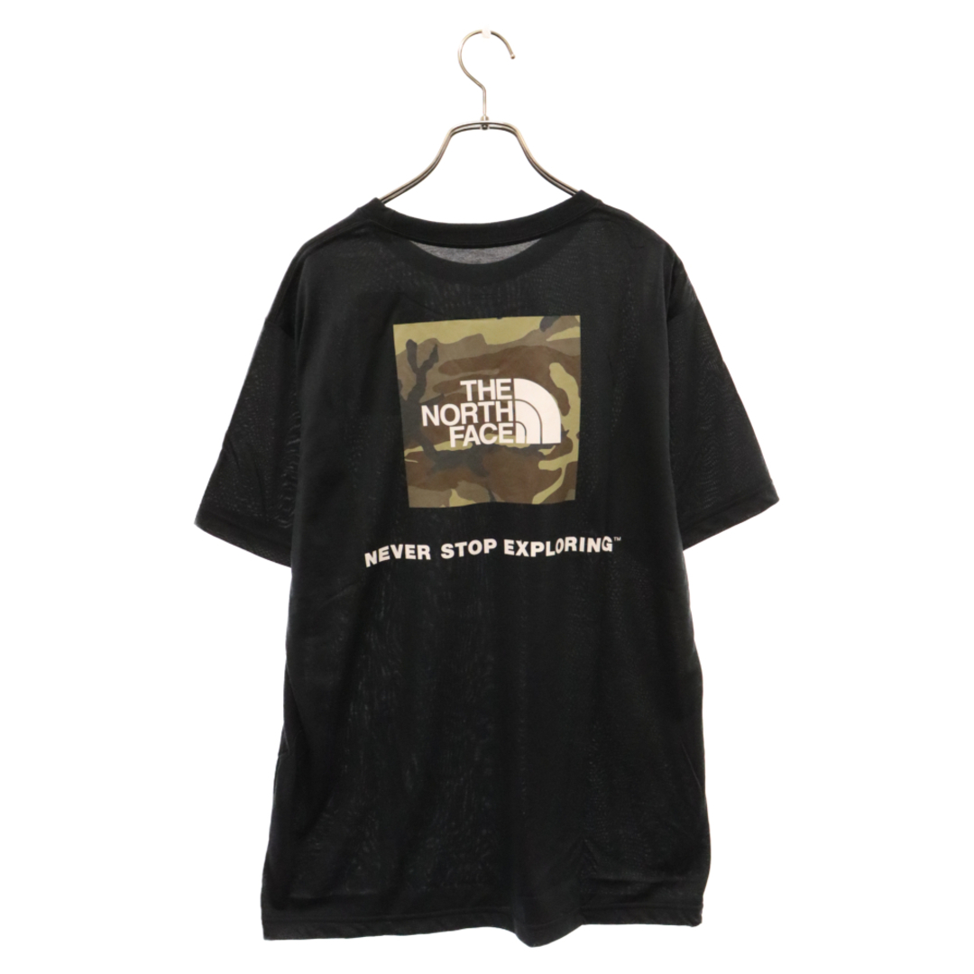 THE NORTH FACE(ザノースフェイス)のTHE NORTH FACE ザノースフェイス Logo Camo Tee ロゴプリント カモフラ クルーネック カットソー 半袖Tシャツ ブラック NT32035 メンズのトップス(Tシャツ/カットソー(半袖/袖なし))の商品写真