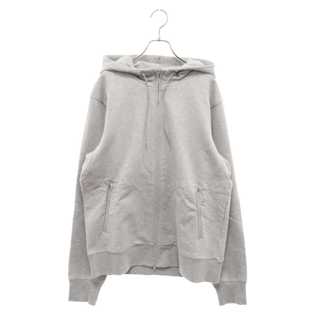 Y-3(ワイスリー)のY-3 ワイスリー CLASSIC BACK LOGO FULL-ZIP HOODIE クラシック バックロゴ フルジップアップ フーディ パーカー グレー HB6312 メンズのトップス(パーカー)の商品写真