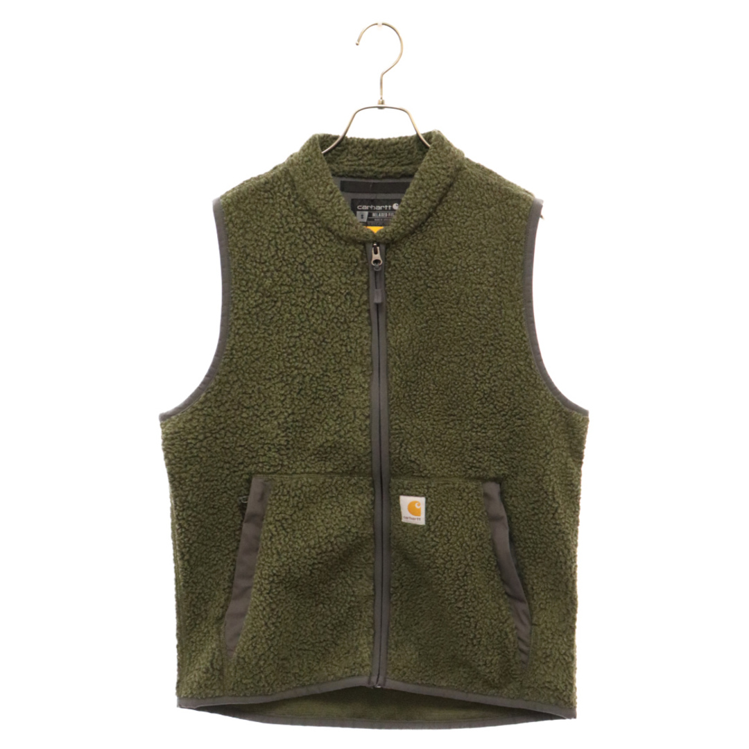 carhartt(カーハート)のCARHARTT カーハート RELAXED FIT FLEECE FULL ZIP VEST フリースベスト カーキ 104995-M メンズのトップス(ベスト)の商品写真