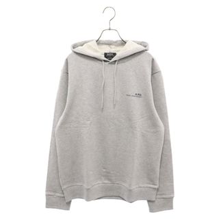 A.P.C アーペーセー プリントロゴ スウェットパーカー フーディ グレー H27672