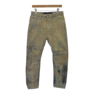 ディーゼル(DIESEL)のDIESEL ディーゼル デニムパンツ 26(M位) カーキ系(総柄) 【古着】【中古】(デニム/ジーンズ)