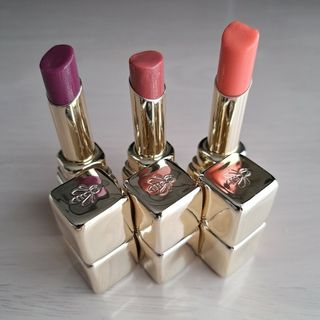 ゲラン(GUERLAIN)のGUERLAIN ゲラン　キスキスビーグロウ　まとめ売り　3本セット(口紅)