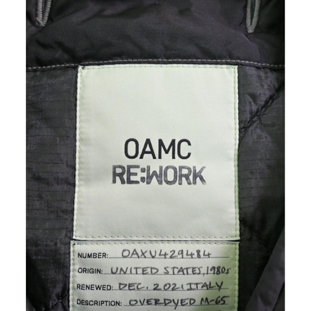 OAMC(オーエーエムシー)のOAMC オーエーエムシー ミリタリーブルゾン L 黒x緑 【古着】【中古】 メンズのジャケット/アウター(ミリタリージャケット)の商品写真