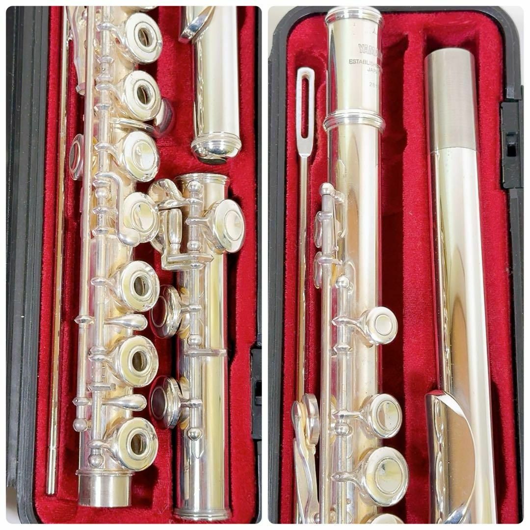 ヤマハ(ヤマハ)の1926 ヤマハ YAMAHA フルート YFL-281S インラインリングキィ 楽器の管楽器(フルート)の商品写真