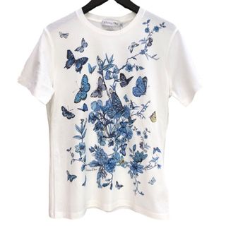 　クリスチャン・ディオール Christian Dior トワルドジュイプリントTシャツ 413T04A4520 コットン レディース 半袖Ｔシャツ