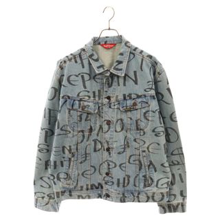 シュプリーム(Supreme)のSUPREME シュプリーム 20AW Black Ark Denim Trucker Jacket ブラック アーク デニム ジャケット インディゴ(Gジャン/デニムジャケット)