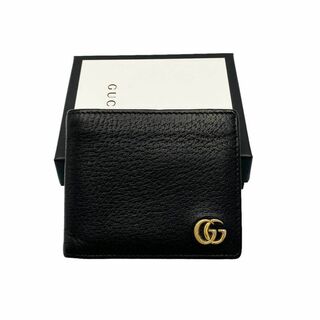 グッチ(Gucci)の⭐️良品⭐️ グッチ GGマーモント レザー 二つ折り財布(折り財布)