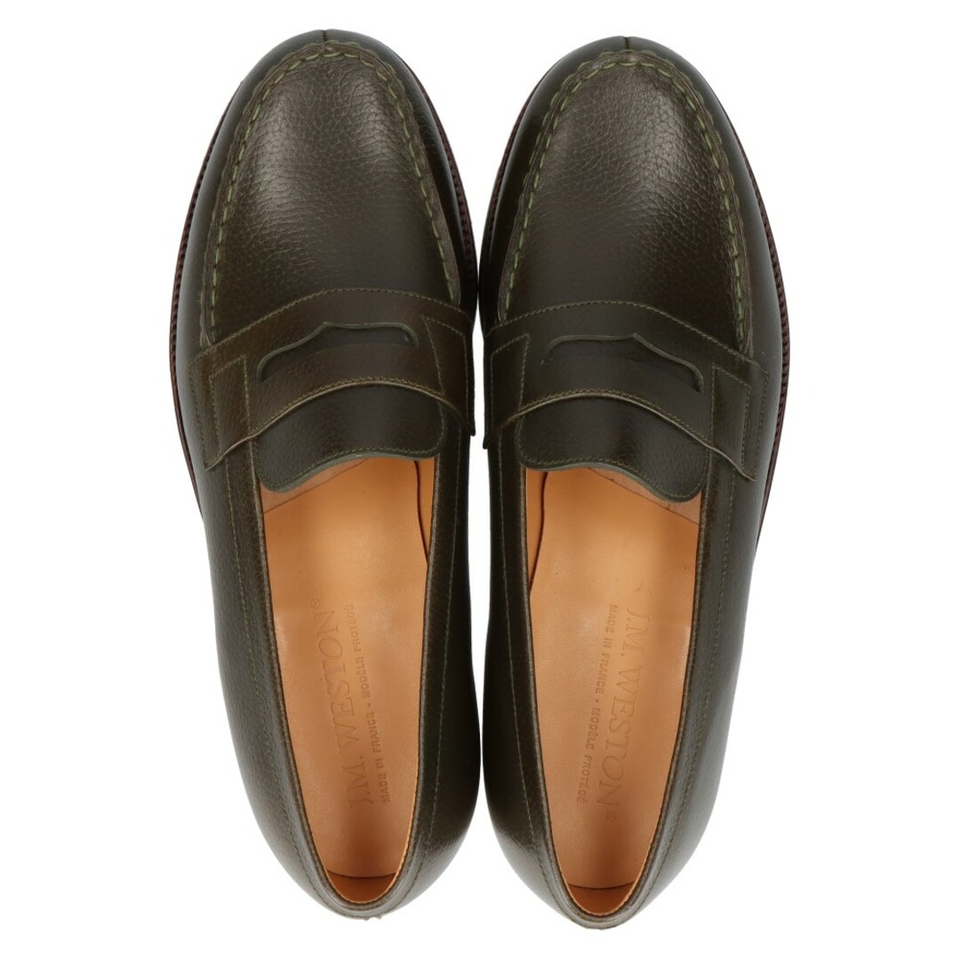 J.M.WESTON ジェイエムウエストン #180 SIGNATURE LOAFER SOC NAMBA J.M. HEADQUARTERS シグネチャーローファー 【純正シューツリー付き】41‐636‐180 オリーブ レディースの靴/シューズ(その他)の商品写真