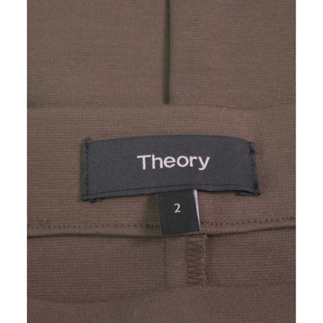 theory(セオリー)のTheory セオリー ロング・マキシ丈スカート 2(M位) 茶 【古着】【中古】 レディースのスカート(ロングスカート)の商品写真