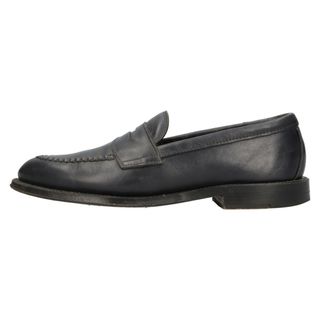 オールデン(Alden)のAlden オールデン #9634 UNITED ARROWS 別注 PENNY LOAFER ペニーローファー レザーシューズ 純正シューツリー付き ネイビー(ドレス/ビジネス)