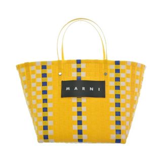 マルニ(Marni)のMARNI マルニ トートバッグ - 黄x青x白(ミックス) 【古着】【中古】(トートバッグ)