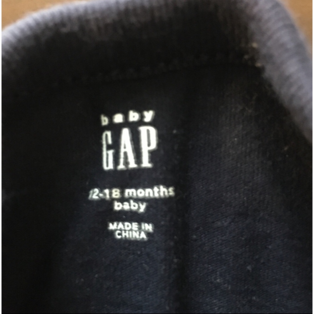 GAP(ギャップ)のGAP ギャップ　長袖　ロンパース　12-18 80 くま　熊 キッズ/ベビー/マタニティのベビー服(~85cm)(ロンパース)の商品写真