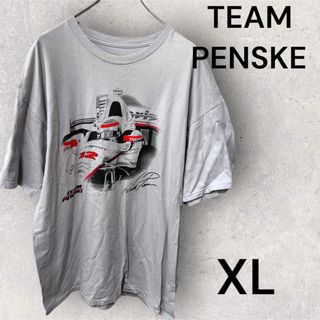 ★アメカジ★古着　ビンテージTシャツ　TEAM PENSKE XLサイズ(Tシャツ/カットソー(半袖/袖なし))