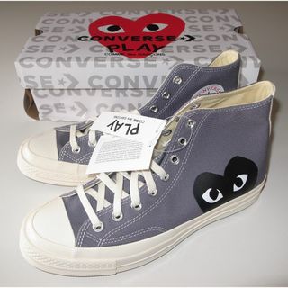 COMME des GARCONS - PLAY コムデギャルソン コンバース HI grey 27.5cm ハイカット