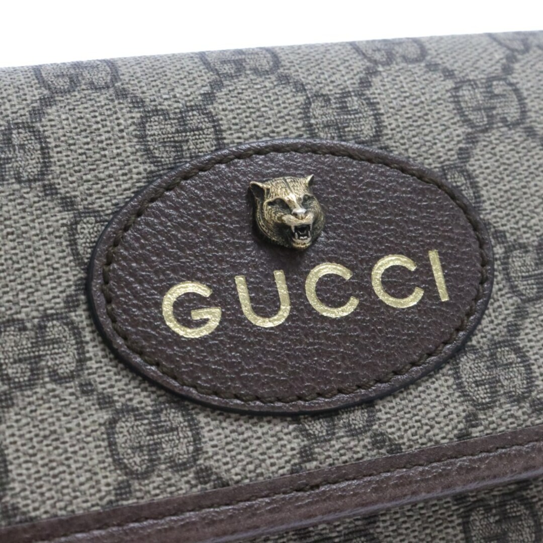 Gucci(グッチ)のGUCCI グッチ GGスプリーム ネオヴィンテージ シェリーライン PVC レザーボディバッグ ショルダーバッグベージュ 498980 493075 メンズのバッグ(ショルダーバッグ)の商品写真